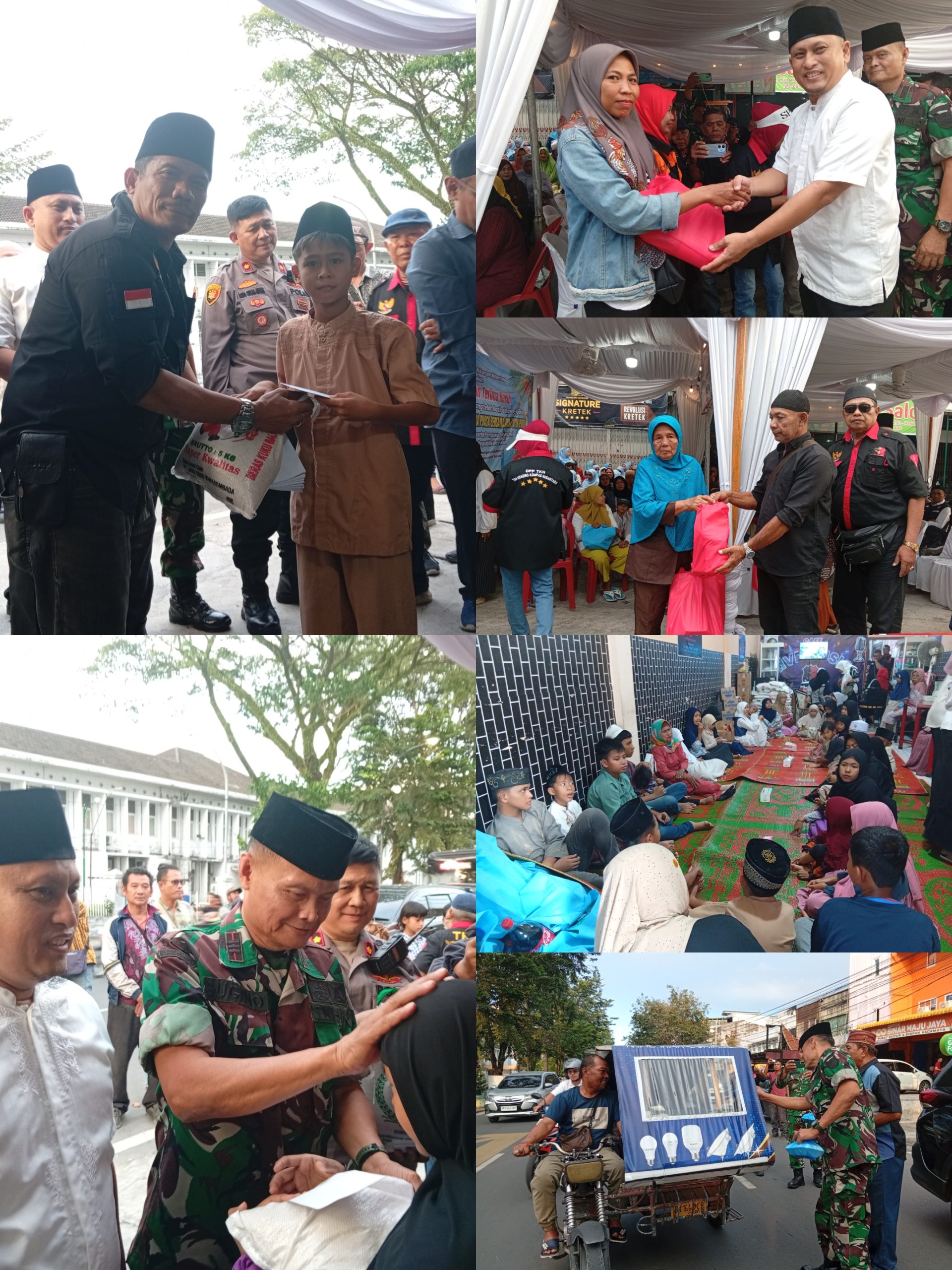 DPP TKN Melaksanakan Bakti Sosial Dan Buka Puasa Bersama Anak Yatim DiBulan Ramadhan 1447H. Medan Timur/McN Keluarga besar DPP tim Kenziro kompas Nusantara melaksanakan bakti sosial dibulan Ramadhan 1447H tahun 2026 di kantor sekretariat Tim Kenziro Kompas Nusantara di jalan H.M.Yamin kelurahan perintis kecamatan Medan timur kota Medan. Adapun bakti sosial tersebut di isi dengan acara berbagi takjil kepada masyarakat yang melintas,berbagi bantuan sosial kepada masyarakat kurang mampu serta santunan kepada anak yatim. Ketua umum DPP tim Kenziro kompas Nusantara(TKN)abangnda Adi warman Lubis menyampaikan ribuan terima kasih kepada seluruh tamu undangan yang telah berhadir pada acara bakti sosial ini,bang,"dan Alhamdulillah saya ucapkan puji syukur atas nikmat yang Allah SWT Berikan kepada kita,sehingga pelaksanaan acara bakti sosial pada hari ini sudah terlaksanakan dengan sukses,semoga apa yang kita berikan kepada saudara saudara kita dan anak yatim pada bulan Ramadhan 1447H ini,menjadikan keberkahan untuk kita semua,dan semoga kedepan nya DPP TKN(tim Kenziro kompas Nusantara)kedepan nya semangkin maju dan sukses selalu ,serta semangkin dekat dengan masyarakat. Didalam kegiatan bakti sosial DPP TKN,turut hadir,Danramil 0201-02/MT,(kapten inf Sugino),Kapolsek Medan timur(kompol Agus M.butarbutar,SH),Camat Medan Timur(Fernanda,S.STP),beserta muspika kecamatan Medan timur.